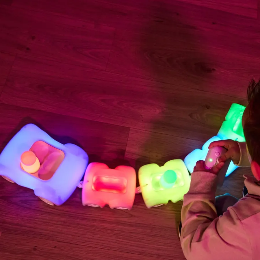 Clearance Remote Control Light Up Vehicle & Wagons Bundle Technology|Glow Resources