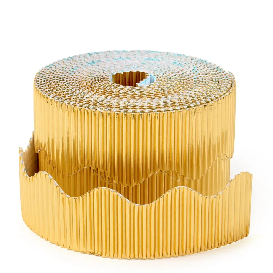 New Scalloped Fade Resist Corrugated Border Rolls Festivals & Celebrations|Display