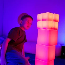 Sensory ICT Glow Construction Blocks 12pk Light Up Learning|Shop The Full Range