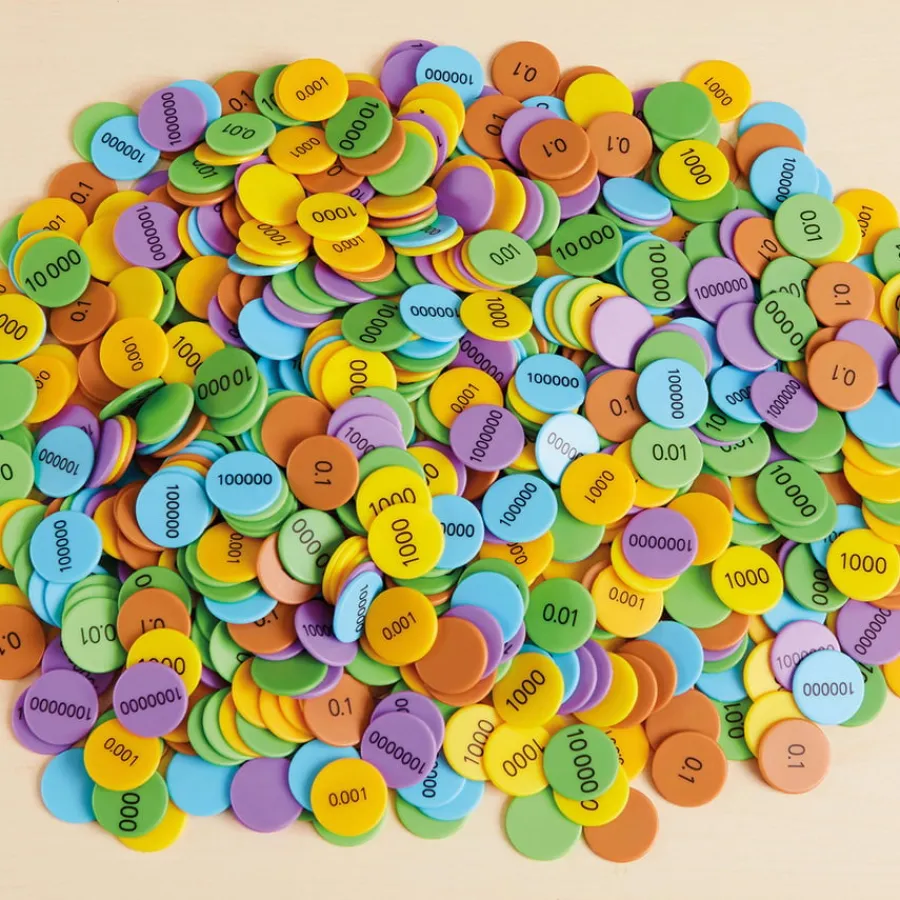 Discount Singapore Colours Place Value Counters Expansion 1750pk Exploring Numbers|Number
