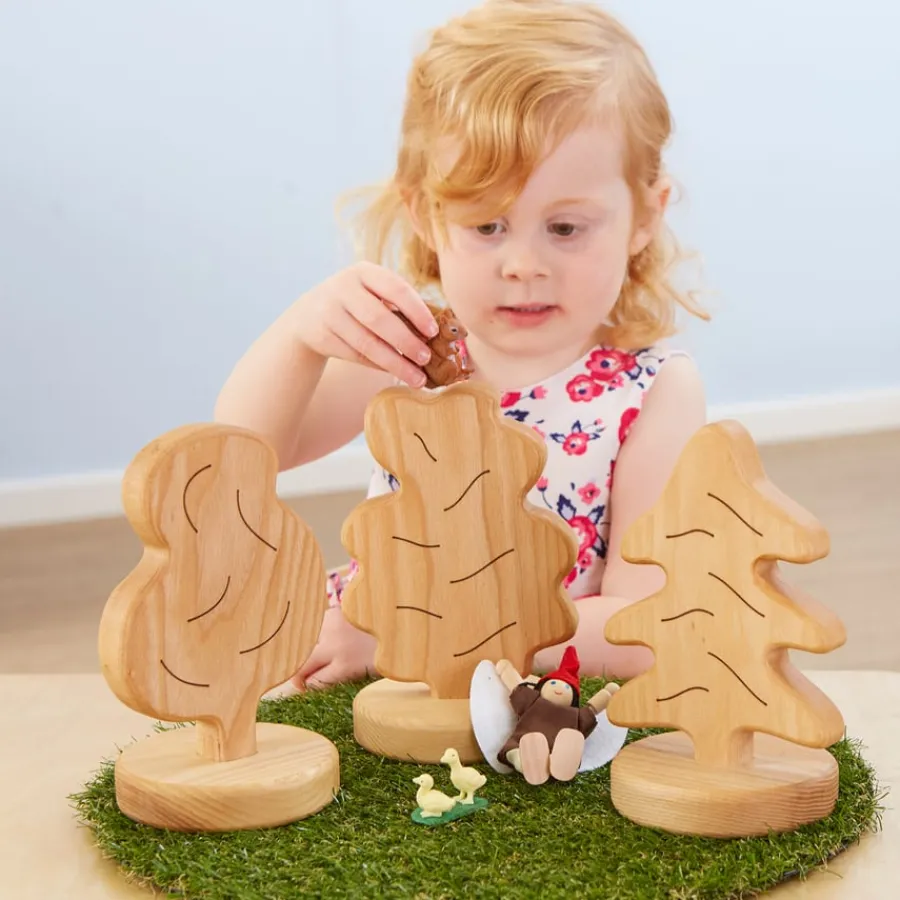 Small World Chunky Wooden Trees 3pcs Shop The Full Range|Habitats