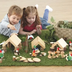 Clearance Small World Fairy Woodland Village Collection Construction Sets|Figures