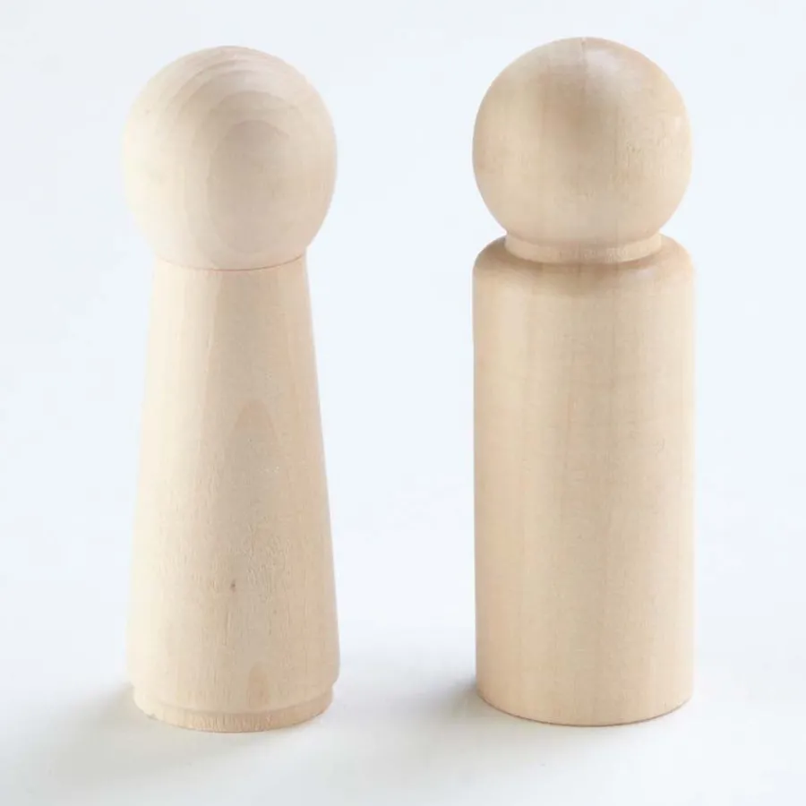 Discount Small World Natural Wooden Peg People 20pk Figures|Festivals & Celebrations