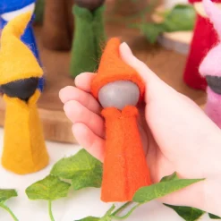 Small World Rainbow Wooden Felt Elves 10pk Shop The Full Range|Figures