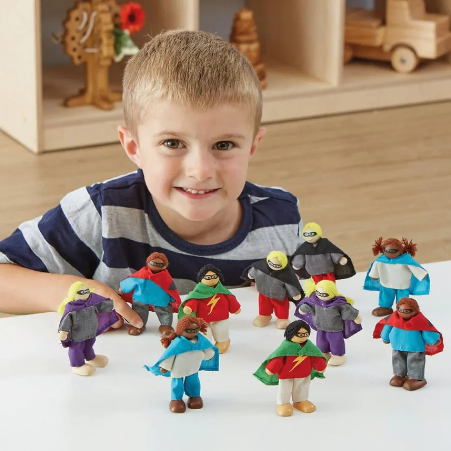 Small World Superhero Figures 10pk Superheroes|Figures