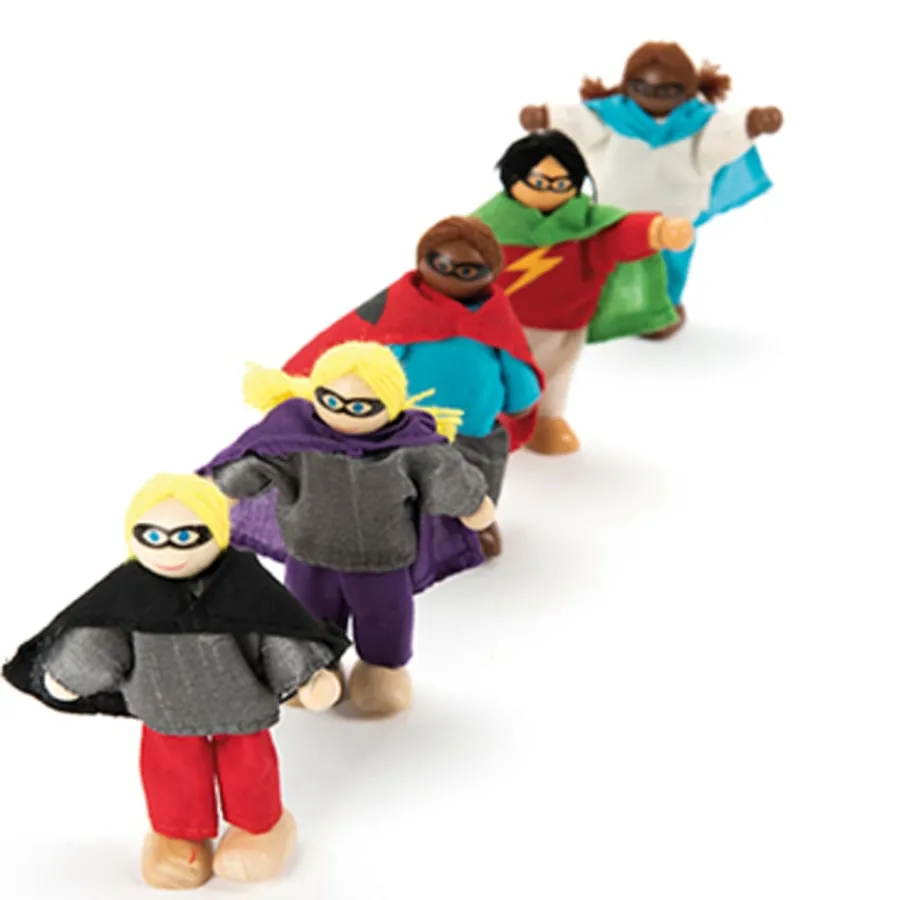 Small World Superhero Figures 10pk Superheroes|Figures