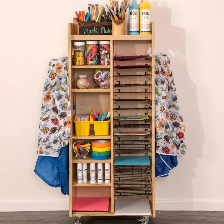 Online Space Saving Drying Unit H121 x W50 x D35cm Dividers, Display & Easels|Drying Racks