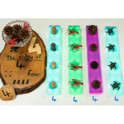 Best Stack and Build Glow Blocks 9pk Light Up Learning|Sensory Construction