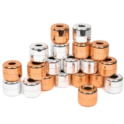 New Stack, Thread and Roll Metallic Beads 20pk Shop The Full Range|Sensory Construction