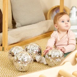 Outlet Super Shiny Silver Sensory Balls 4pk Shop The Full Range|Outdoor Physical Development