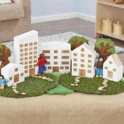 Sale Tiny Town Wooden Houses 5pcs Shop The Full Range|Emergency Services