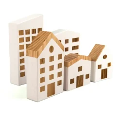 Sale Tiny Town Wooden Houses 5pcs Shop The Full Range|Emergency Services