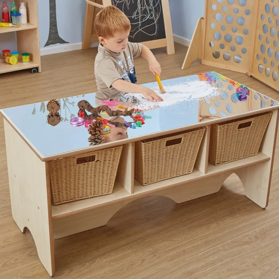 Best Toddler Mirror Activity Table With Shelves Shop The Full Range|Mirrors