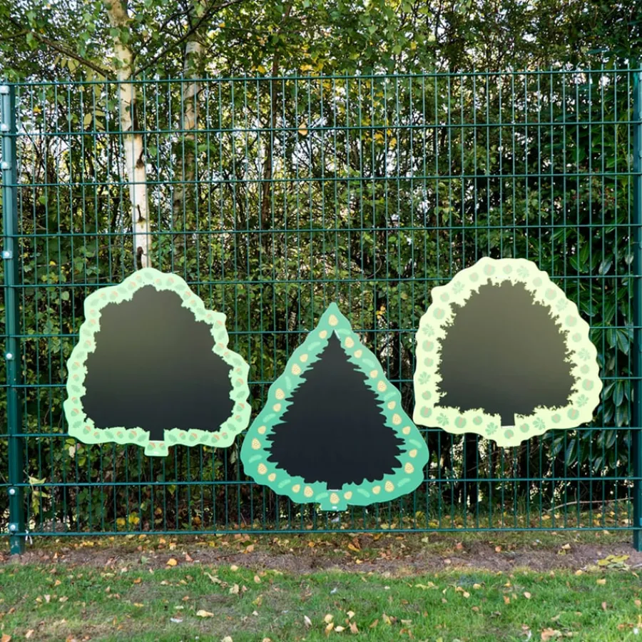 Online Trees Mark Making Outdoor Chalkboards 3pk Outdoor Environment|Shop The Full Range