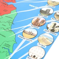 New UK Landmarks Map Fieldwork|Maps & Compasses