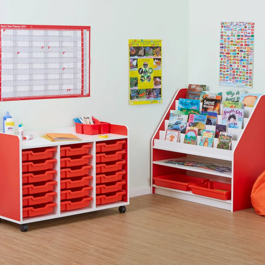 Outlet Valencia Three Storage Unit Bundle Valencia Range|Classroom Tables