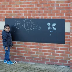 Clearance Wall Mounted Long Outdoor Chalkboard H60 x L170 x D0.6cm Outdoor Art|Outdoor Art