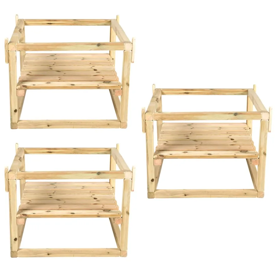 Hot Wooden Active World Tuff Tray Stand Builders Role Play|Outdoor Small World