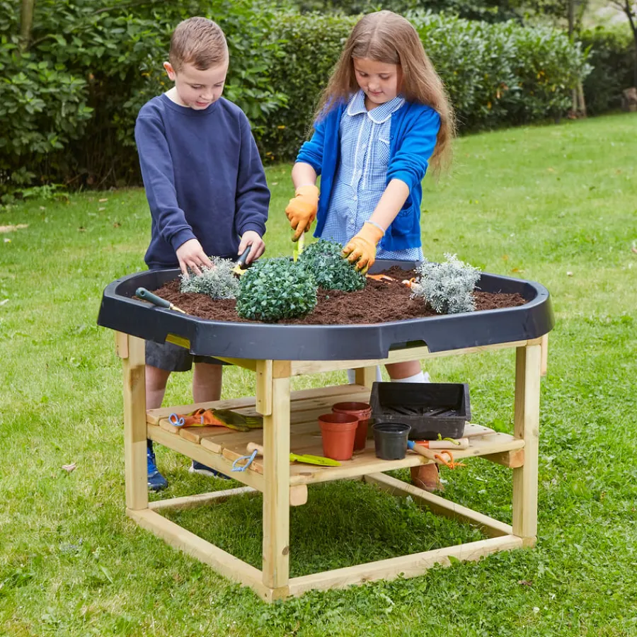 Hot Wooden Active World Tuff Tray Stand Builders Role Play|Outdoor Small World