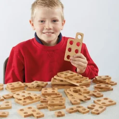Outlet Wooden Number Frames 80pcs Exploring Numbers|Number & Place Value