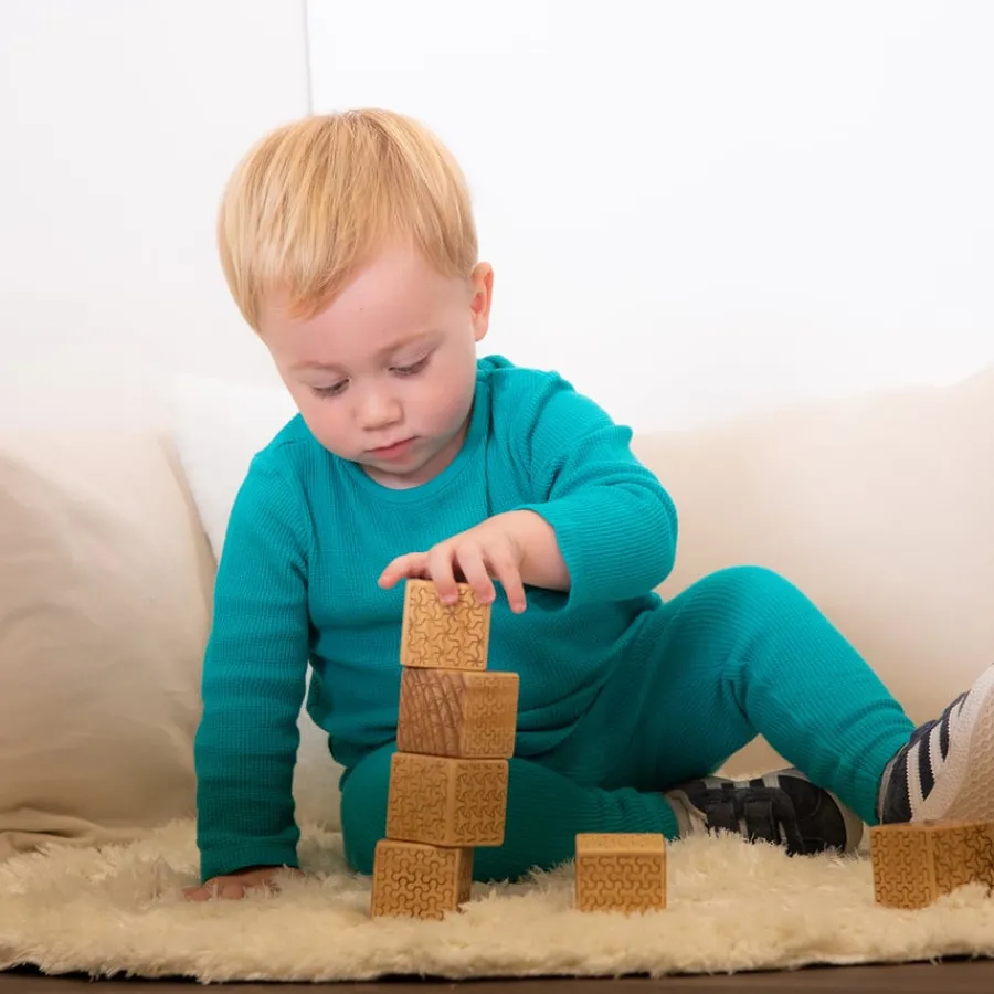 Best Wooden Pattern Bricks 10pk Space, Shape & Measure|Patterns, Sequencing & Matching