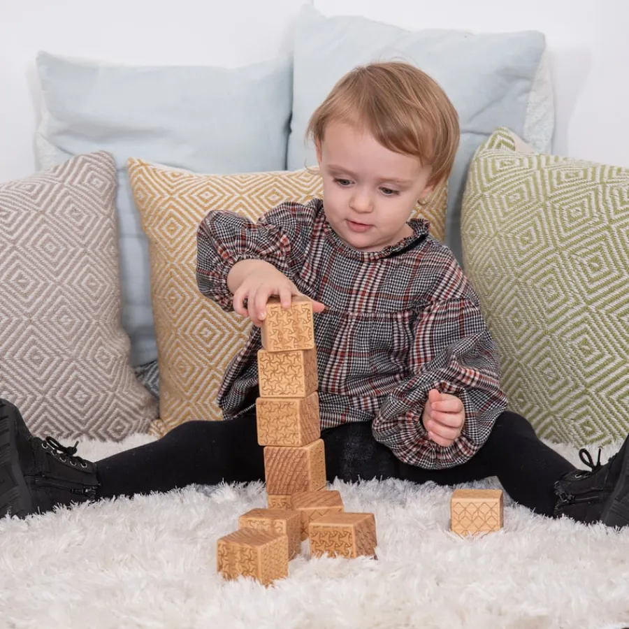Best Wooden Pattern Bricks 10pk Space, Shape & Measure|Patterns, Sequencing & Matching