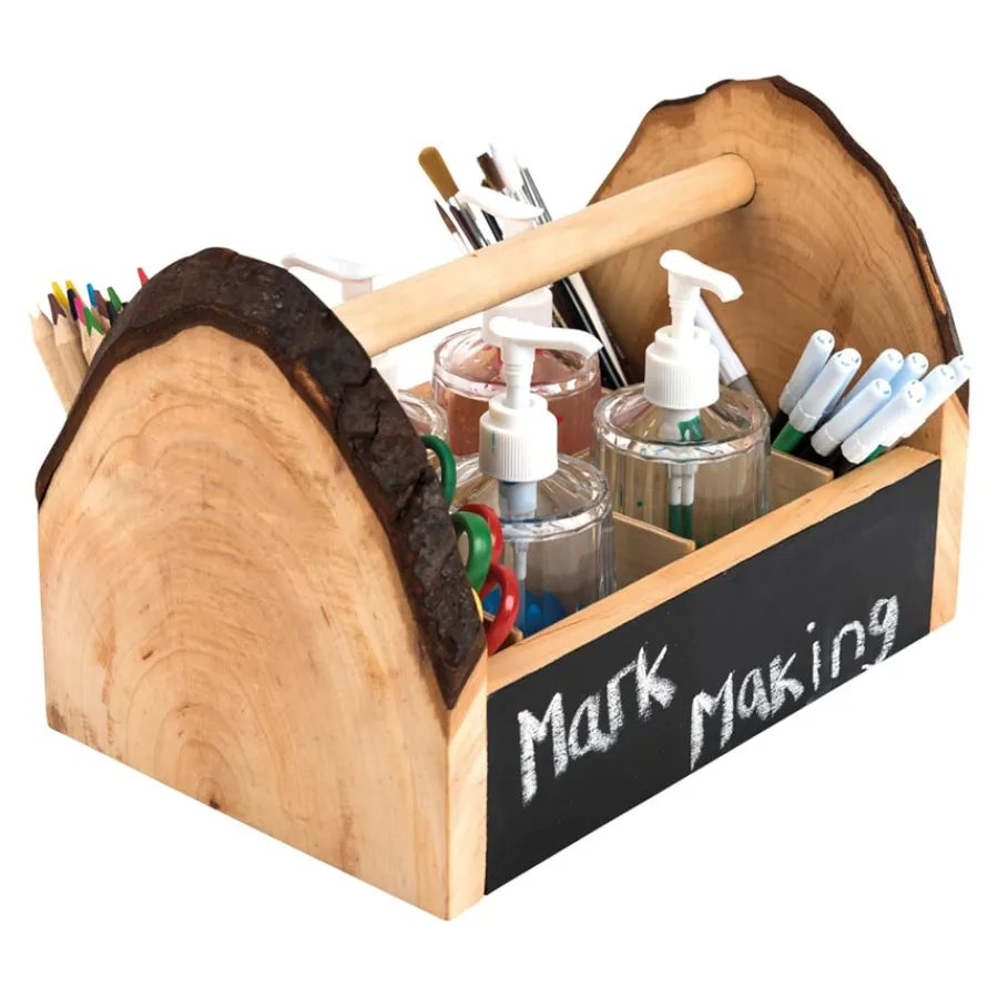 Best Wooden Table Top Art Storage Tubs & Jars|Desktop Storage
