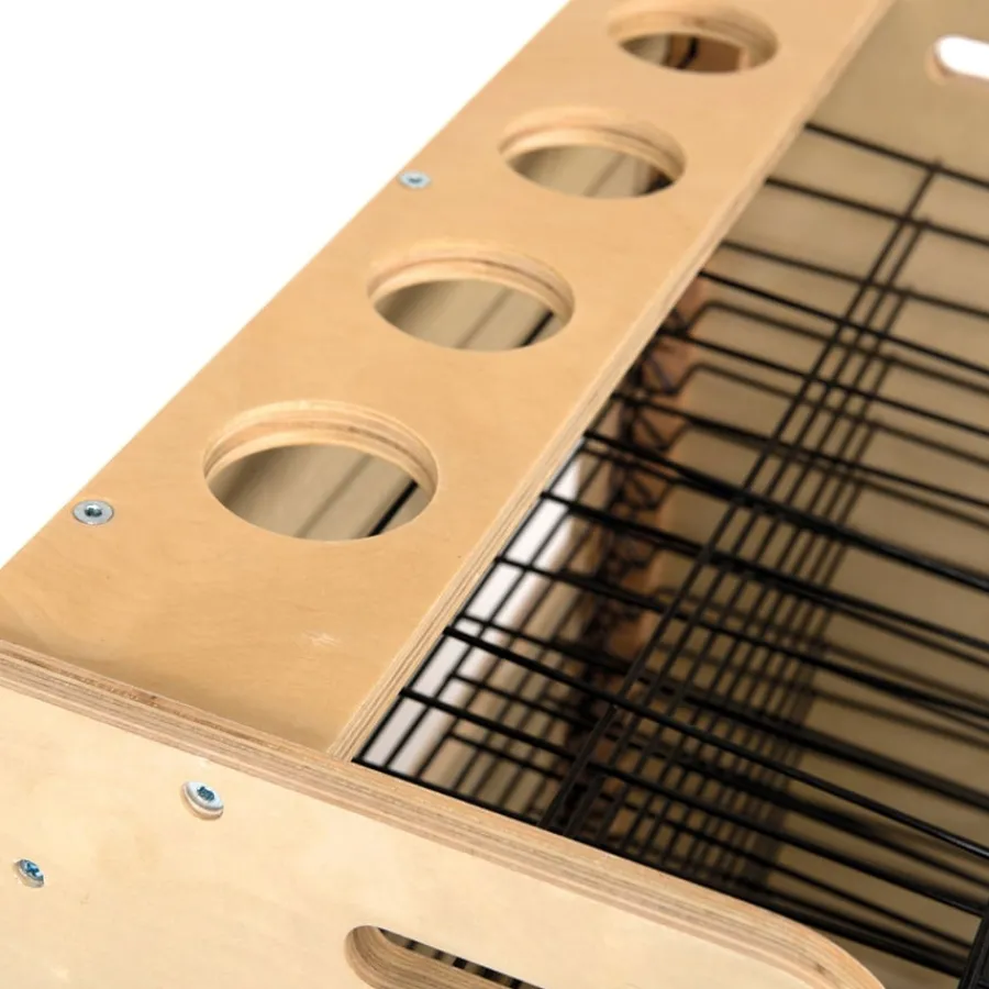 New Wooden Table Top Drying Rack 14 Shelves Dividers, Display & Easels|Drying Racks