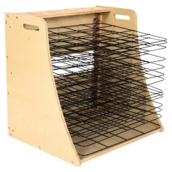 New Wooden Table Top Drying Rack 14 Shelves Dividers, Display & Easels|Drying Racks