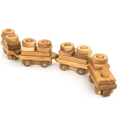 Online Wooden Toddler Train with Building Blocks Shop The Full Range