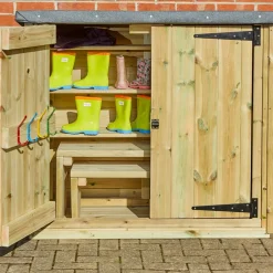 Best Wooden & Benches Outdoor Storage|Wellie Storage