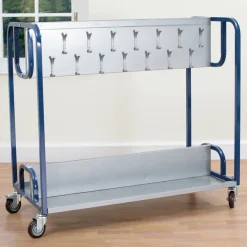 Clearance Tuf2 Classroom Cloakroom Trolley 30 Coat Cloakroom Storage|Furniture