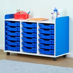 Clearance Valencia 18 Tray Storage Unit Boxes & Containers