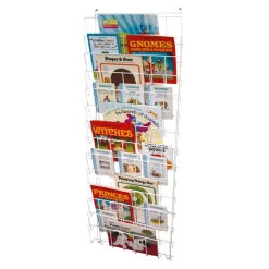 Outlet Vertical Wall Mounted Book Rack H1165 x W435 x D70mm Library & Book Storage|Book Storage