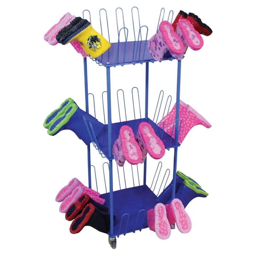 Wellie Boot Trolley Stand Outdoor Storage|Wellie Storage