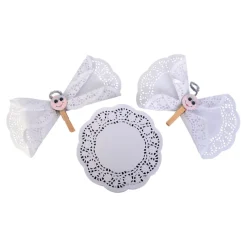 White Paper Doilies 250pk Steam|Paper & Card