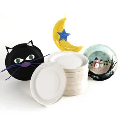 Outlet White Paper Plates Bulk Pack Steam|Festivals & Celebrations