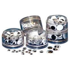 Clearance Wiggly Eyes Stack Pack 560pk Steam|Festivals & Celebrations