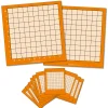 Outlet Wipeable Coordinate Grid Mats Fieldwork|Maps & Compasses