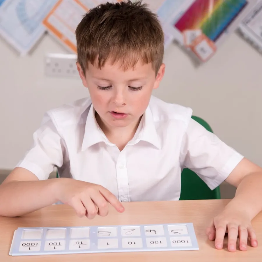 Discount Wipe Clean Place Value Slider Number|Maths Essentials