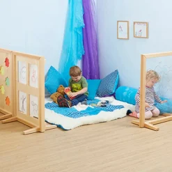 Clearance Wooden Activity Screen Room Dividers 3pk Dividers, Display & Easels|Play Panels