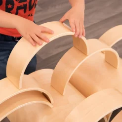 Clearance Wooden Arches and Tunnels 10pk Construction Sets|Woodworking