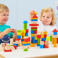 Hot Wooden Building Blocks 100pcs Maths Essentials|Woodworking