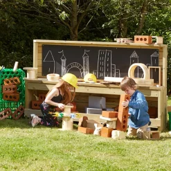 Clearance Wooden Chalkboard Workbench Unit Standard Delivery Storage|Loose Parts