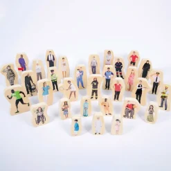 Discount Wooden Community and Occupation People Blocks Topics|Figures