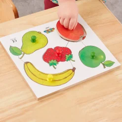 Wooden Healthy Eating Puzzles 6pk Shop The Full Range|Pre-Writing & Fine Motor Skills