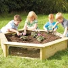 Discount Wooden Hexagonal Planter Composting, Soil, Seeds And Potting|Grow Beds And Planters