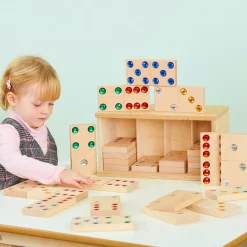 Hot Wooden Jewel Domino Set 28pk Shop The Full Range|Exploring Numbers