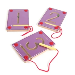Wooden Magnetic Learning Numbers 0-9 Pre-Writing & Fine Motor Skills|Number & Place Value