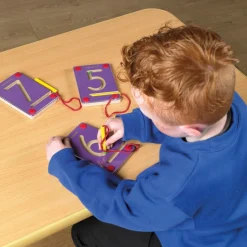 Wooden Magnetic Learning Numbers 0-9 Pre-Writing & Fine Motor Skills|Number & Place Value